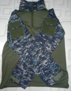 Supply of Full-Sleeve Combat Tactical Vest with Collar and Matching Trousers