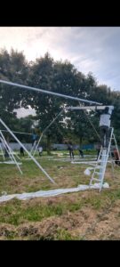 Installation of Rub Hall Tent